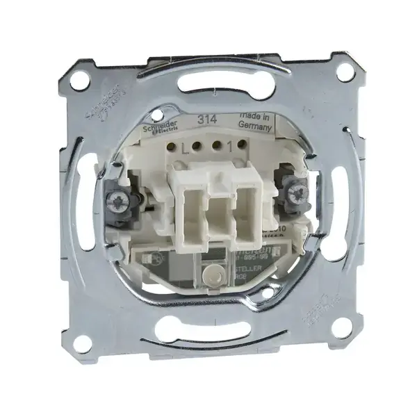 Schneider Electric - MTN3106-0000 - 2w.sw. w. ind.l. 1p 10AX PiT FM - 1