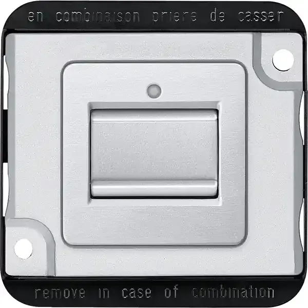 Schneider Electric - MTN3116-7060 - Merten Anti-V. 2-way Rocker Switch Alum - 1