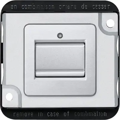 Schneider Electric - MTN3117-7060 - Merten Anti-V. Interm. Rocker Switch Alu - 1