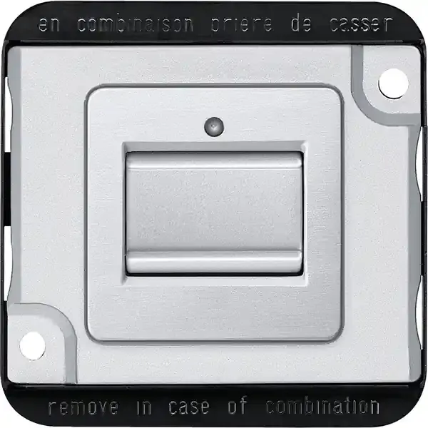 Schneider Electric - MTN3117-7060 - Merten Anti-V. Interm. Rocker Switch Alu - 1