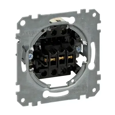 Schneider Electric - MTN311900 - Merten Triple Switch Insert w/Screws - 1