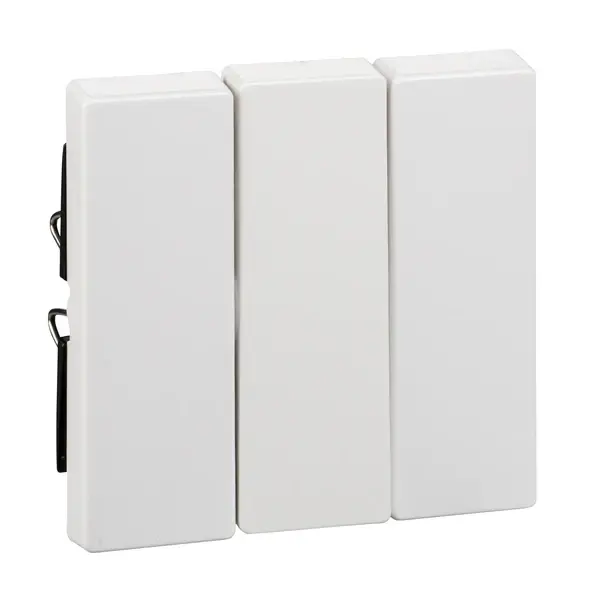 Schneider Electric - MTN312625 - Merten Sys-M Triple Switch Plate Act Wht - 1