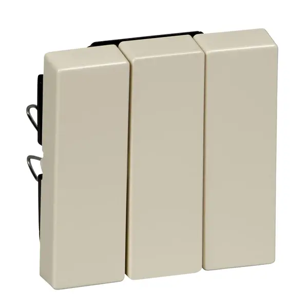 Schneider Electric - MTN312644 - Merten Sys-M Triple Switch Plate White - 1