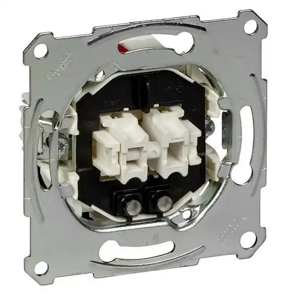 Schneider Electric - MTN3135-0000 - Merten 2-cir. Sw. Insert w/Light Scrwlss - 1