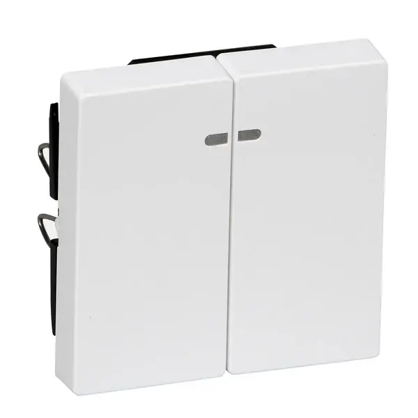 Schneider Electric - MTN3420-0325 - Merten SysM 2g Rocker w/Indctr Plate A.W - 1