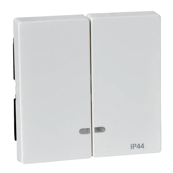 Schneider Electric - MTN3424-0319 - Dou.rocker w. cont.win. IP44 TPb pw SysM - 1