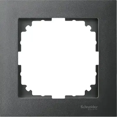 Schneider Electric - MTN4010-3614 - Merten M-Pure 1g Frame Anthracite - 1
