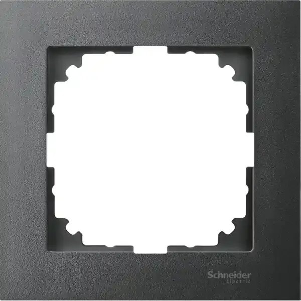 Schneider Electric - MTN4010-3614 - Merten M-Pure 1g Frame Anthracite - 1