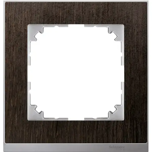 Schneider Electric - MTN4010-3671 - Merten M-Pure Decor 1g Frame Wengue - 1