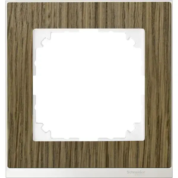 Schneider Electric - MTN4010-3674 - Merten M-Pure Decor 1g Frame Oak - 1