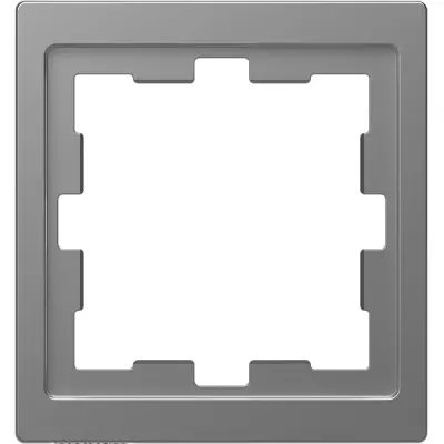 Schneider Electric - MTN4010-6536 - Merten D-Life 1g Frame Stainless Steel - 1
