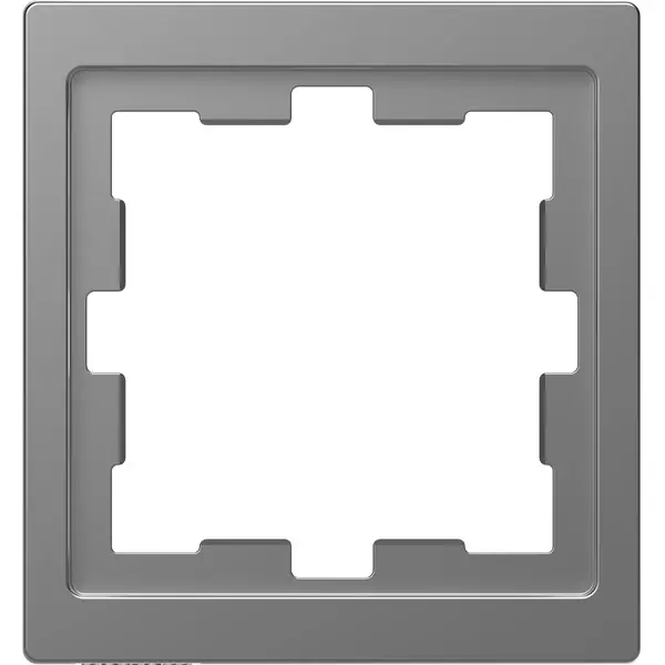 Schneider Electric - MTN4010-6536 - Merten D-Life 1g Frame Stainless Steel - 1