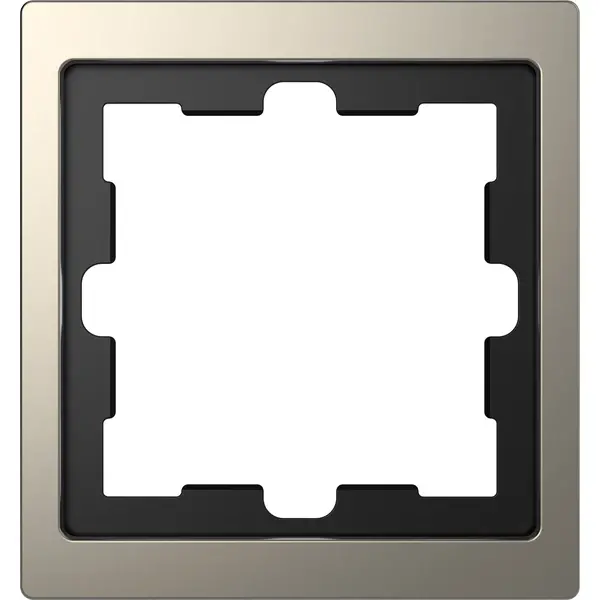 Schneider Electric - MTN4010-6550 - Merten D-Life 1g Frame Nickel Metallic - 1