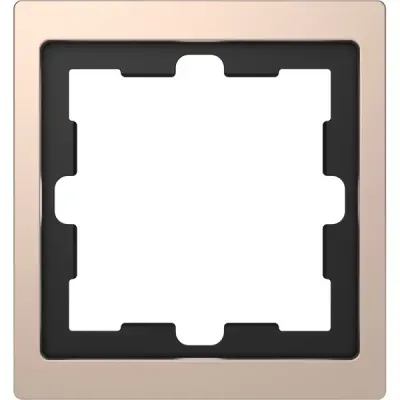 Schneider Electric - MTN4010-6551 - Merten D-Life 1g Frame Champ. Metallic - 1
