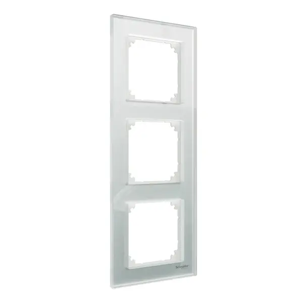 Schneider Electric - MTN4030-3220 - Real glass frame 3g cw M-Ele - 1