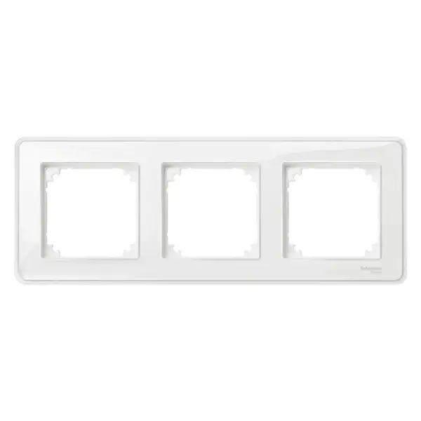 Schneider Electric - MTN4030-3500 - Merten M-Creativ 3g Frame Transparent - 1