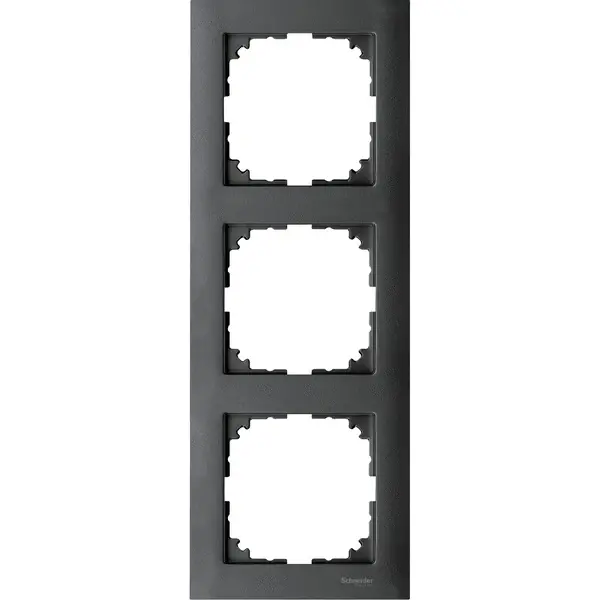 Schneider Electric - MTN4030-3614 - Merten M-Pure 3g Frame Anthracite - 1