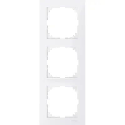 Schneider Electric - MTN4030-3619 - Merten M-Pure 3g Frame Polar White - 1