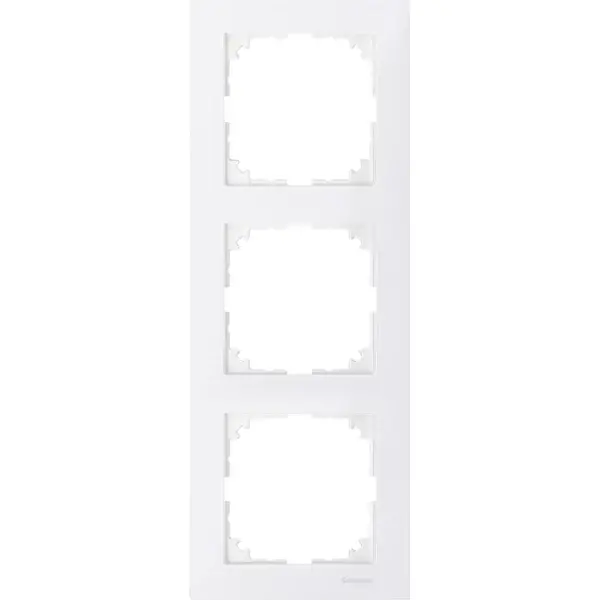 Schneider Electric - MTN4030-3619 - Merten M-Pure 3g Frame Polar White - 1