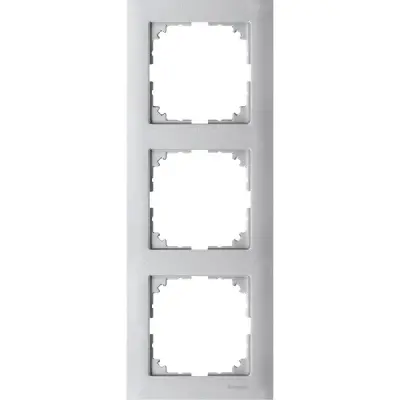 Schneider Electric - MTN4030-3660 - Merten M-Pure 3g Frame Aluminium - 1