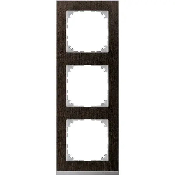 Schneider Electric - MTN4030-3671 - Merten M-Pure Decor 3g Frame Wengue - 1