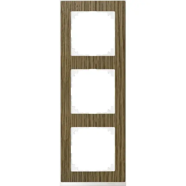 Schneider Electric - MTN4030-3674 - Merten M-Pure Decor 3g Frame Oak - 1