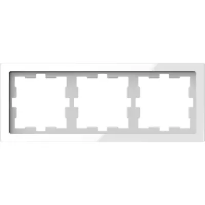 Schneider Electric - MTN4030-6520 - Merten D-Life 3g Frame Crystal White - 1
