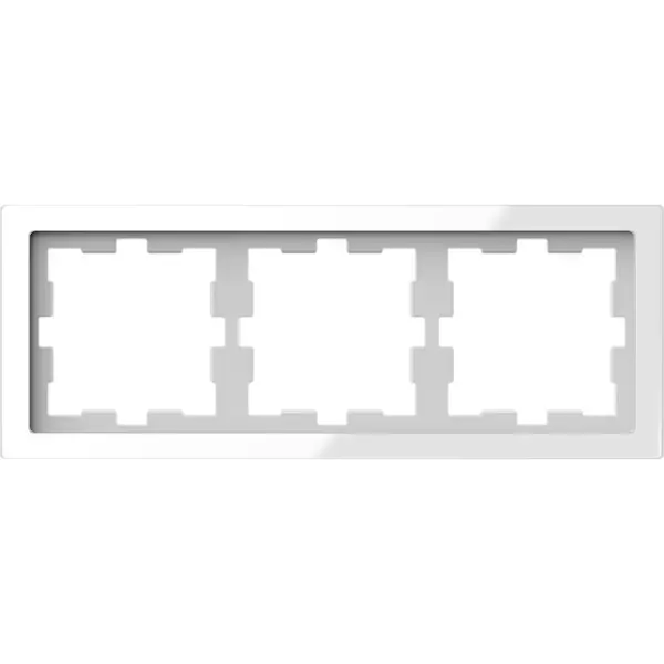 Schneider Electric - MTN4030-6520 - Merten D-Life 3g Frame Crystal White - 1