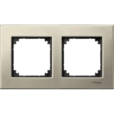 Schneider Electric - MTN403205 - Merten M-Eleg. Mtl 2g Frame Titanium - 1