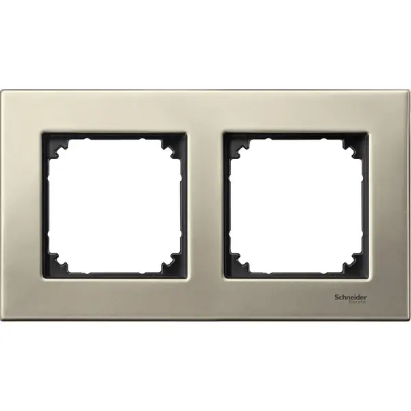 Schneider Electric - MTN403205 - Merten M-Eleg. Mtl 2g Frame Titanium - 1