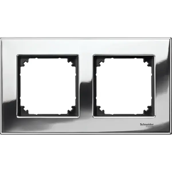 Schneider Electric - MTN403239 - Merten M-Eleg. Mtl 2g Frame Chrome - 1