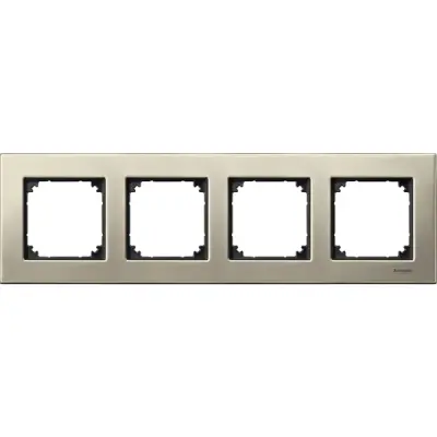 Schneider Electric - MTN403405 - Merten M-Eleg. Mtl 4g Frame Titanium - 1