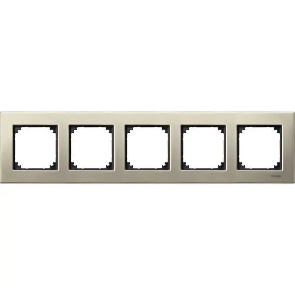 Schneider Electric - MTN403505 - Merten M-Eleg. Mtl 5g Frame Titanium - 1
