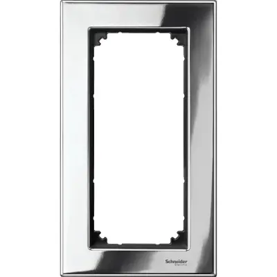 Schneider Electric - MTN403839 - Merten M-Elegance 5g Frame Chrome - 1