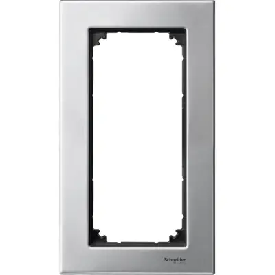 Schneider Electric - MTN403860 - Merten M-Elegance 5g Frame Platinum Slvr - 1