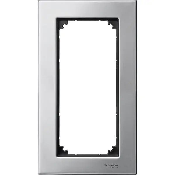 Schneider Electric - MTN403860 - Merten M-Elegance 5g Frame Platinum Slvr - 1