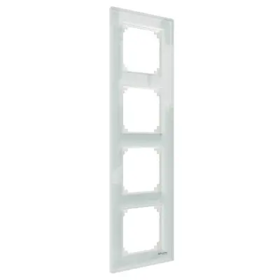 Schneider Electric - MTN4040-3220 - Real glass frame 4g cw M-Ele - 1