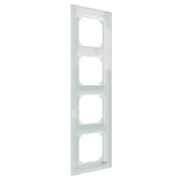 Schneider Electric - MTN4040-3220 - Real glass frame 4g cw M-Ele - 1