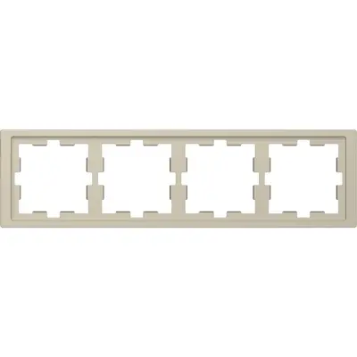 Schneider Electric - MTN4040-6533 - Merten D-Life 4g Frame Sahara - 1