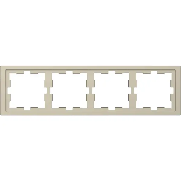Schneider Electric - MTN4040-6533 - Merten D-Life 4g Frame Sahara - 1