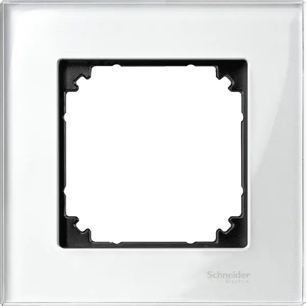 Schneider Electric - MTN404119 - Merten M-Eleg. Glss 1g Frm Brilliant Wht - 1