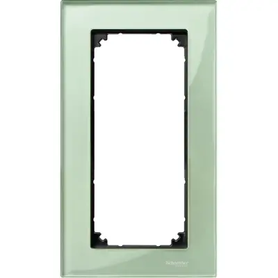 Schneider Electric - MTN404804 - Merten M-Ele Gls Shaver SO Frm Emrld Grn - 1