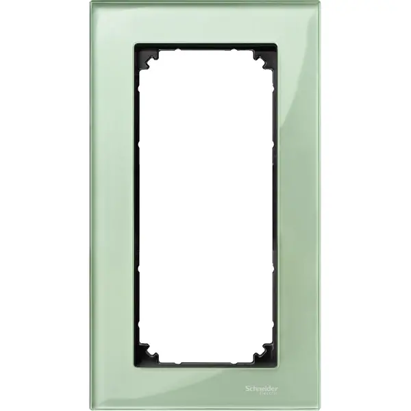 Schneider Electric - MTN404804 - Merten M-Ele Gls Shaver SO Frm Emrld Grn - 1