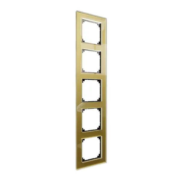 Schneider Electric - MTN4050-3241 - Real glass frame 5g gold M-Ele - 1