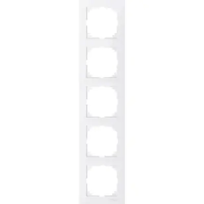 Schneider Electric - MTN4050-3619 - Merten M-Pure 5g Frame Polar White - 1