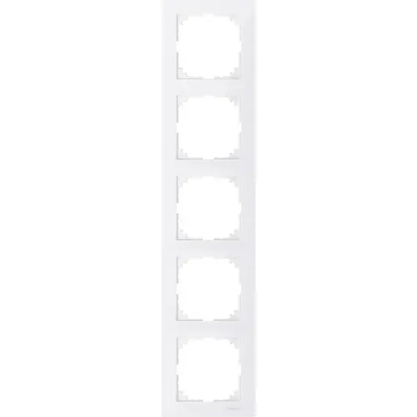 Schneider Electric - MTN4050-3619 - Merten M-Pure 5g Frame Polar White - 1