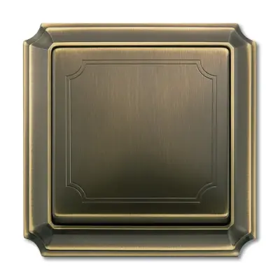 Schneider Electric - MTN412143 - Merten Sys-D Rocker Plate Antique Brass - 1