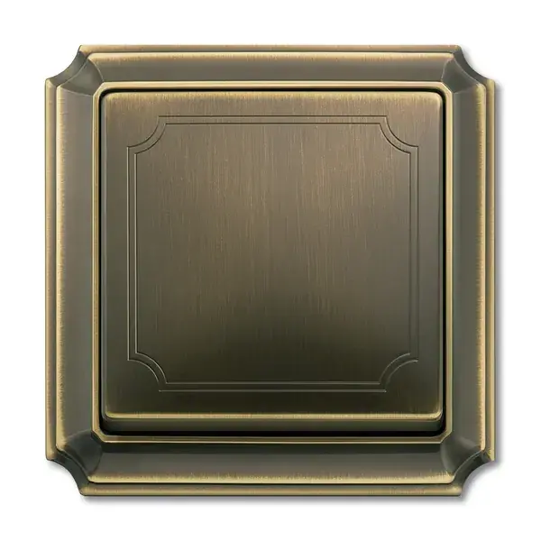 Schneider Electric - MTN412143 - Merten Sys-D Rocker Plate Antique Brass - 1
