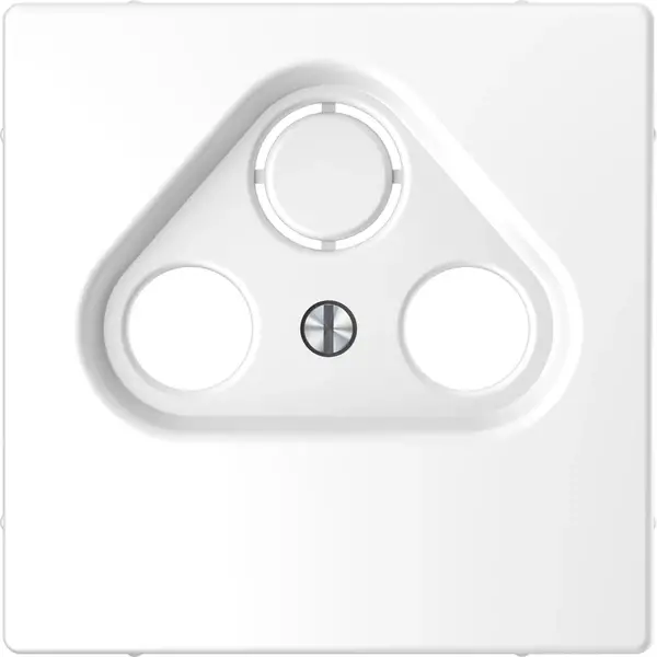 Schneider Electric - MTN4123-6035 - Mrtn D-Lf Ant. Outlet Plate 2/3 Holes LW - 1