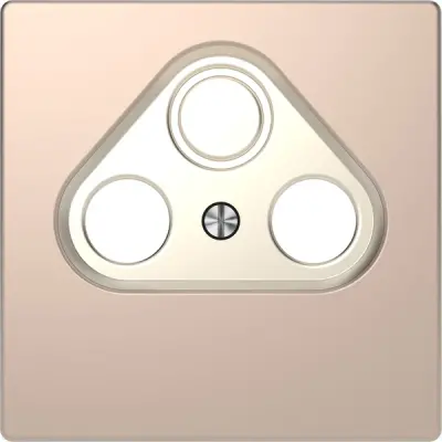 Schneider Electric - MTN4123-6051 - Mrtn D-Lf Ant. Outlet Plate 2/3 Holes CM - 1